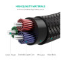 Кабель мультимедійний 3.5mm M to 3.5mm M 2.0m AV112 blue Ugreen (10687)