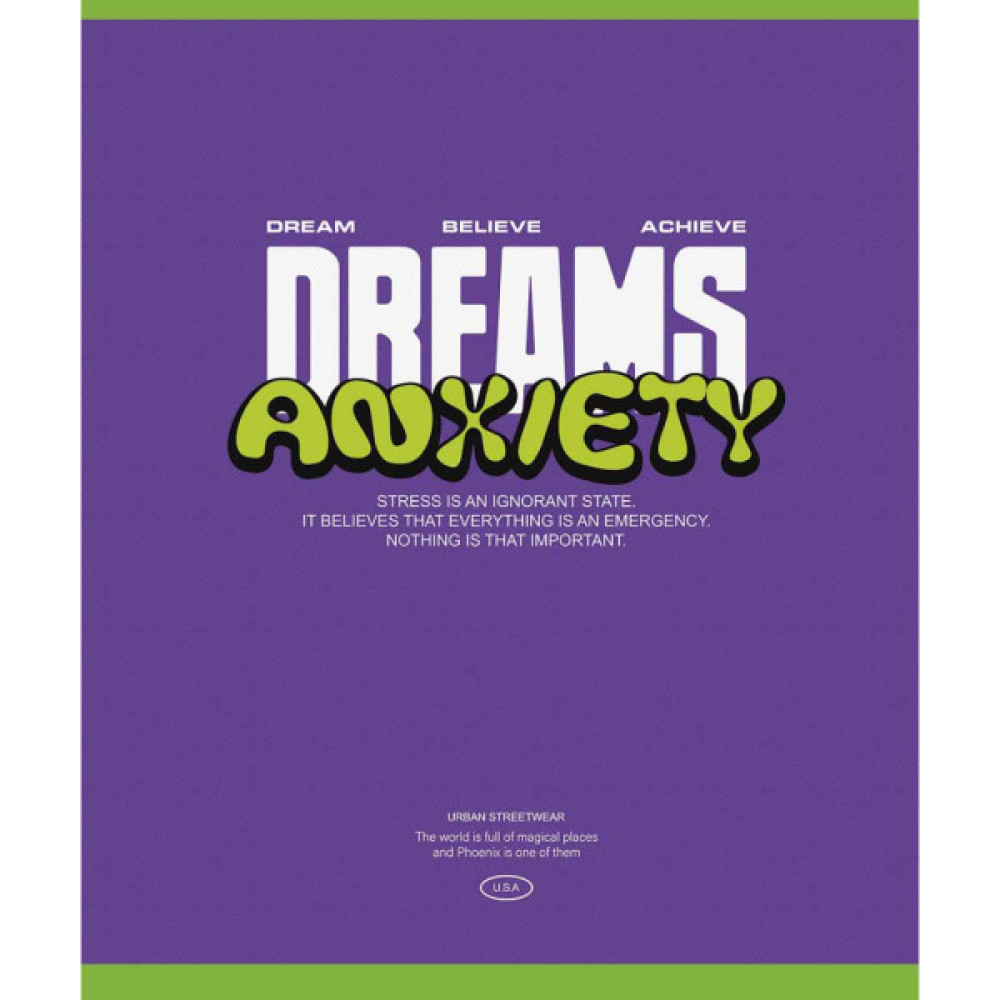 Зошит Школярик Dreams come true 48 аркушів клітинка (048-3483K)