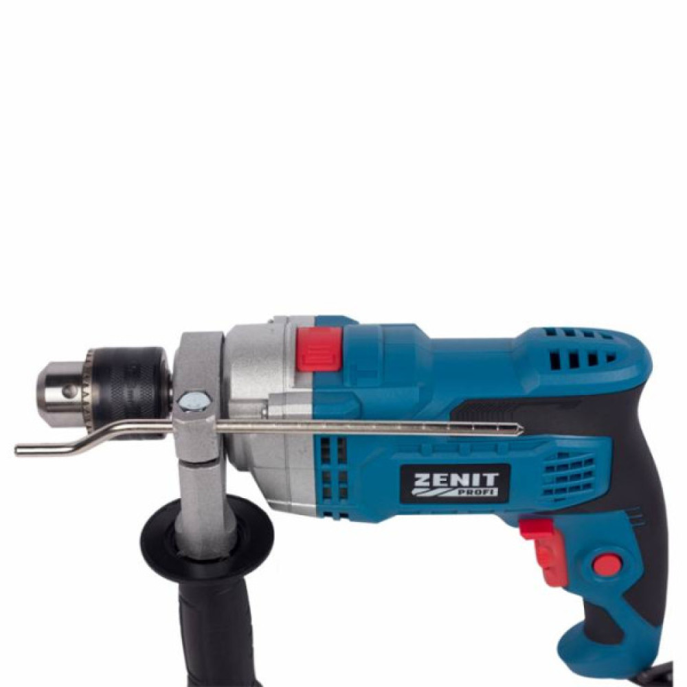 Дриль ударний Зеніт ЗДП-1050 Профи 1050Вт зубчастий патрон 13мм 0-3000об/хв 2.64кг