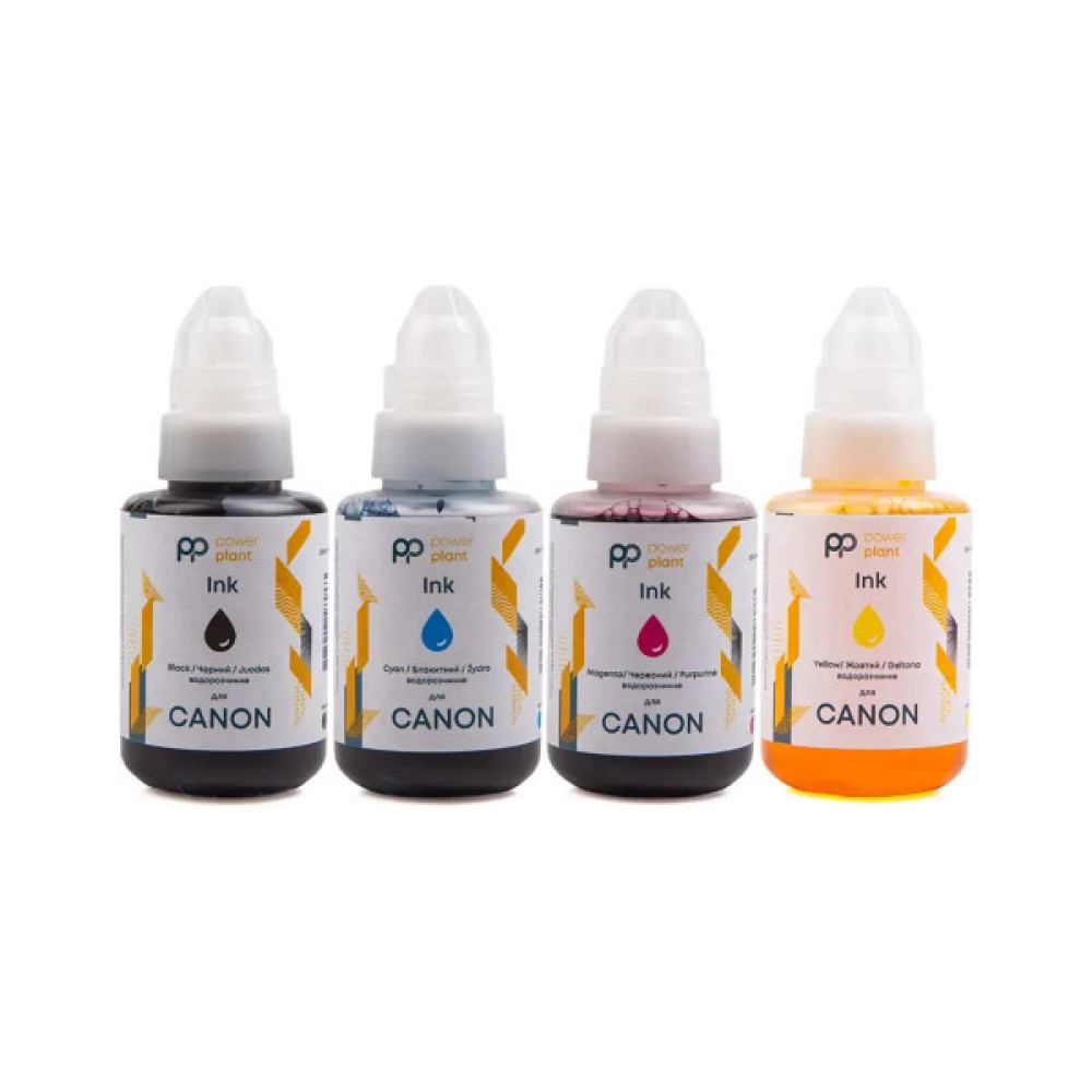 Чорнило PowerPlant для Canon 4х140г B/C/M/Y (PP-CAN-SET4)