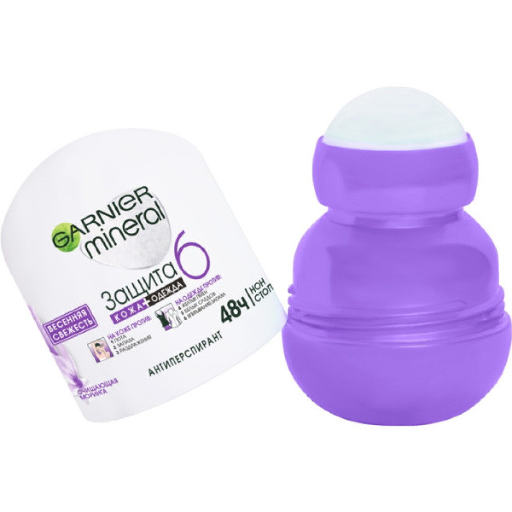 Антиперспірант Garnier Mineral Захист 6 Весняна свіжість роликовий 50 мл (3600541474437)