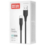 Дата кабель USB 2.0 AM to USB-C 2.0m 3A textured PVC black ColorWay (CW-CBUC095-BK)