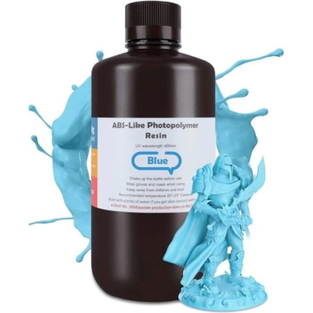 Фотополімерна смола ELEGOO Resin, ABS-like 1kg, blue (50.103.0107)