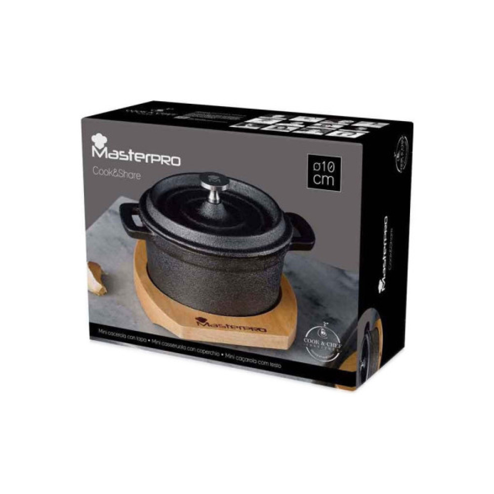 Рамекін MasterPro Cook & Share 10 см 0,16 л з серверувальною дошкою (BGMP-3804-4)