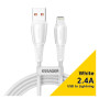 Дата кабель USB 2.0 AM to Lightning 3.0m 3A white Essager (EXCL-CHC02) Дата кабель USB 2.0 AM to Lightning 3.0m 3A white Essager (EXCL-CHC02)