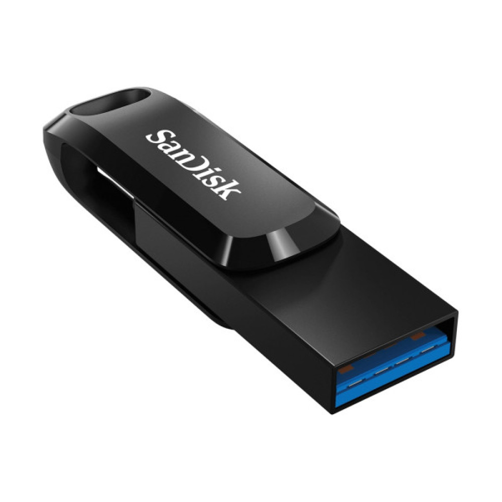 Накопичувач SanDisk   32GB USB 3.1 Type-A + Type-C Ultra Dual Drive Go Чорний