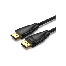 Кабель мультимедійний DisplayPort M to DisplayPort M 1.5m 16K60Hz/8K240Hz fabric gray Vention (HGCHG)