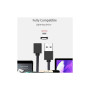 Дата кабель USB 2.0 AM to Lightning Magnetic black Essager (EXCCXL-ML01)