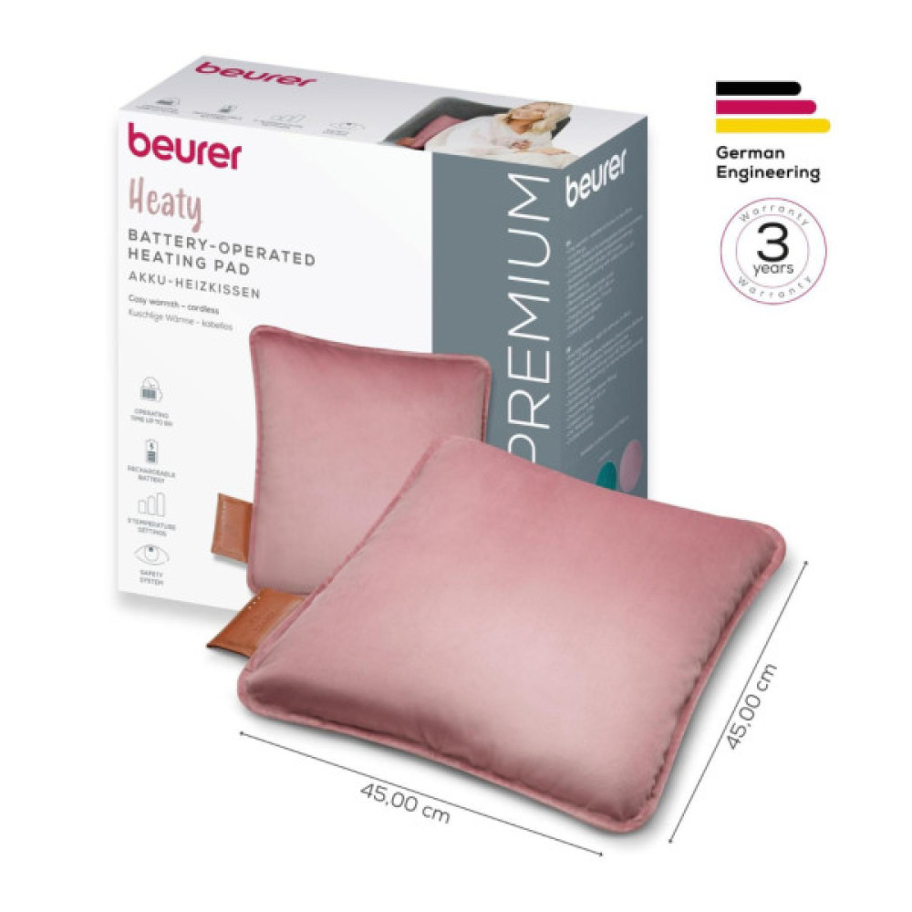 Електрогрілка Beurer HK 77 Heaty blush-rose
