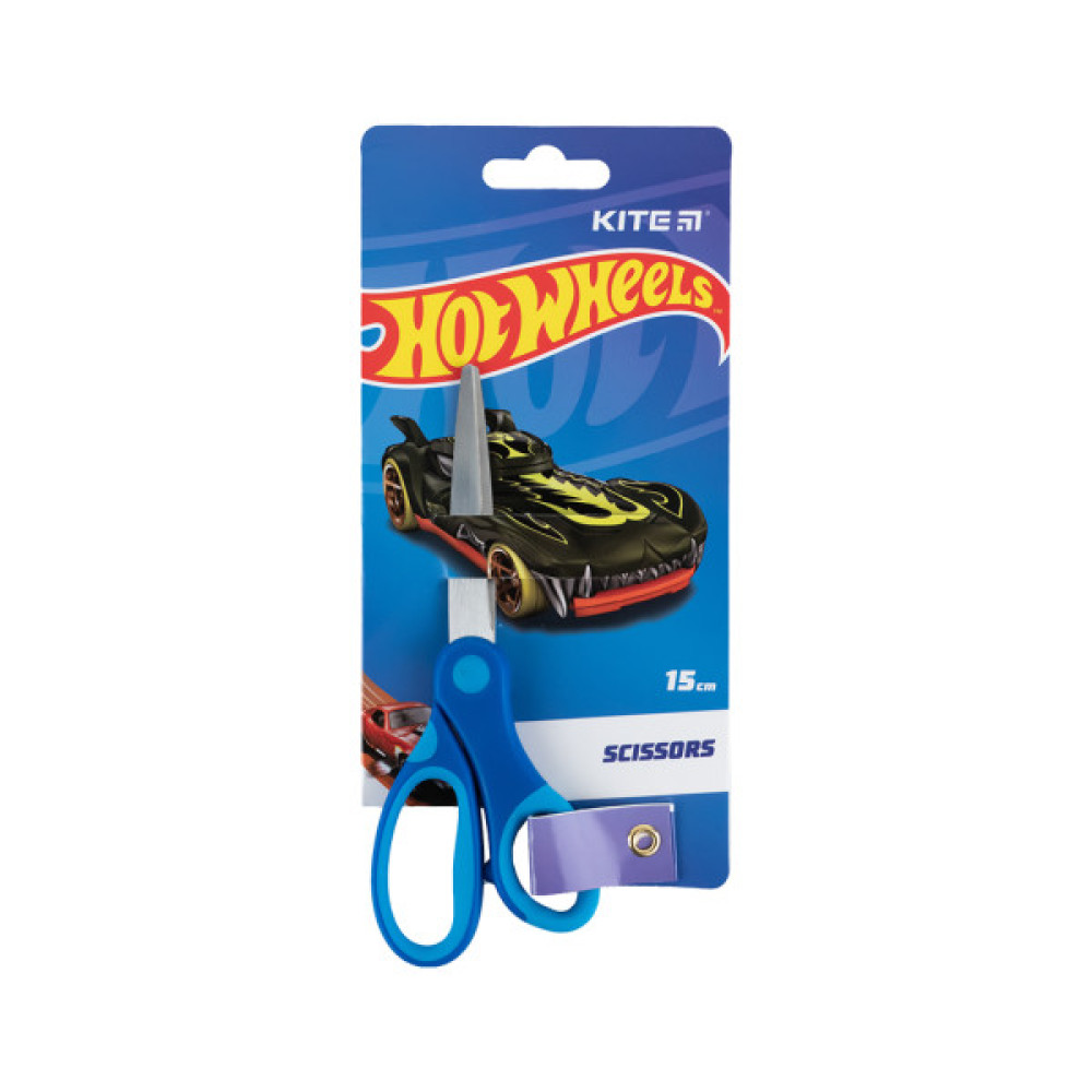 Ножиці Kite дитячі Hot Wheels 15 см (HW24-126)