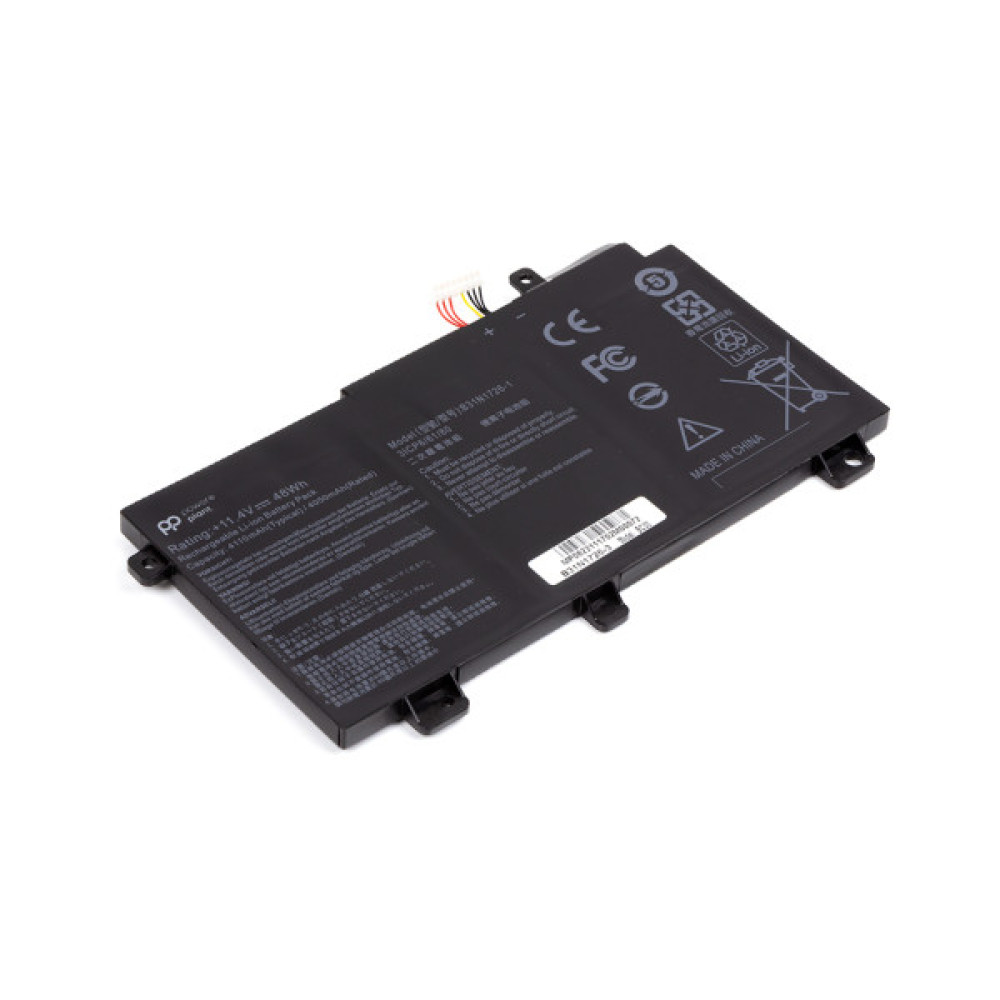 Акумулятор до ноутбука ASUS TUF Gaming FX504GD (B31N1726) 11.4V 3900mAh, Shape-A PowerPlant (NB431151)