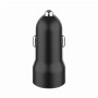 Зарядний пристрій Gembird 1xUSB-A (18W QC3.0) + 1xUSB-C (20W PD) black (TA-UC-A2PDQC20-CAR-01)