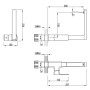 Змішувач Corso COMO BF-4B229C (9611100) Змішувач Corso COMO BF-4B229C (9611100)