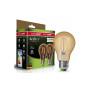 Лампочка Eurolamp A60 8W E27 2700K (deco) акция 1+1 new (MLP-LED-A60-08273(Amber)new) Лампочка Eurolamp A60 8W E27 2700K (deco) акция 1+1 new (MLP-LED-A60-08273(Amber)new)