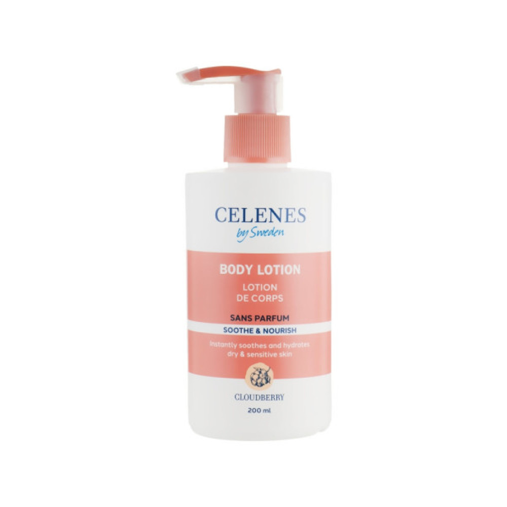 Лосьйон для тіла Celenes З морошкою без запаху Для сухої й чутливої шкіри 200 мл (7350104248222)