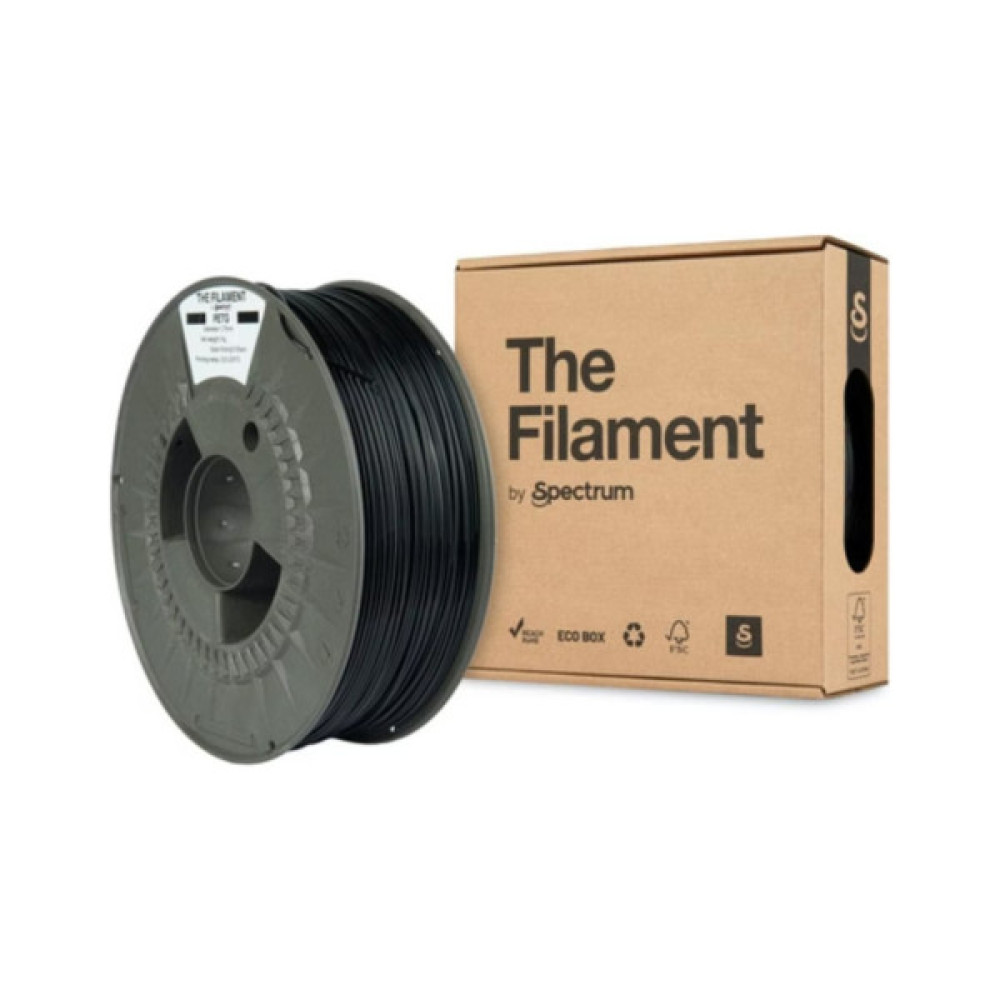 Пластик для 3D-принтера The Filament PETG 1.75mm MIDNIGHT BLACK 1kg (TF-24015)