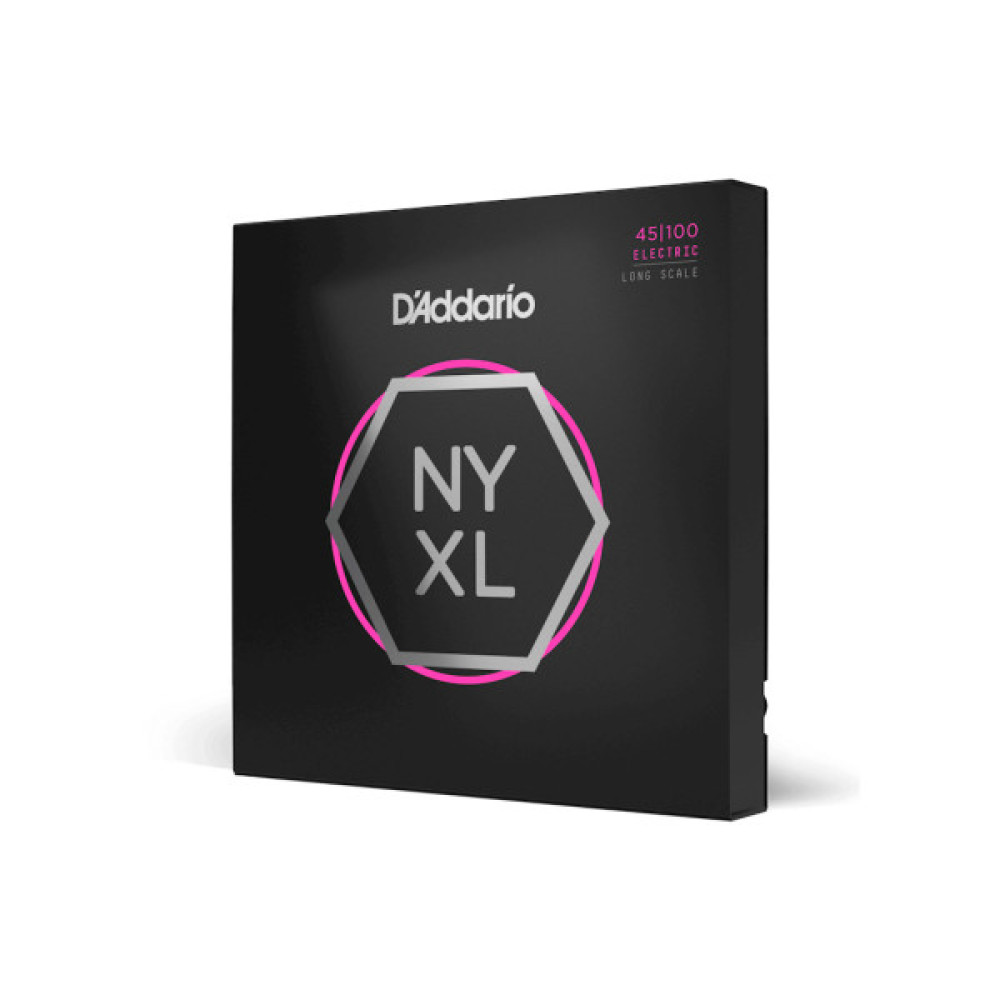 Струни для гітари D'Addario NYXL Bass Regular Light (45-100) (NYXL45100)