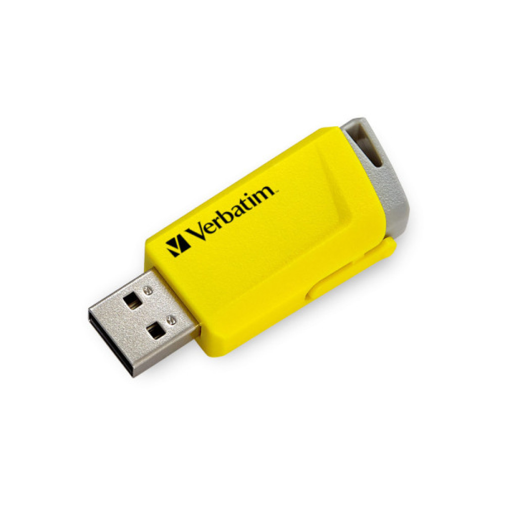 USB флеш накопичувач Verbatim 3x16GB Store 'n' Click Red/Blue/Yellow USB 3.2 (49306)