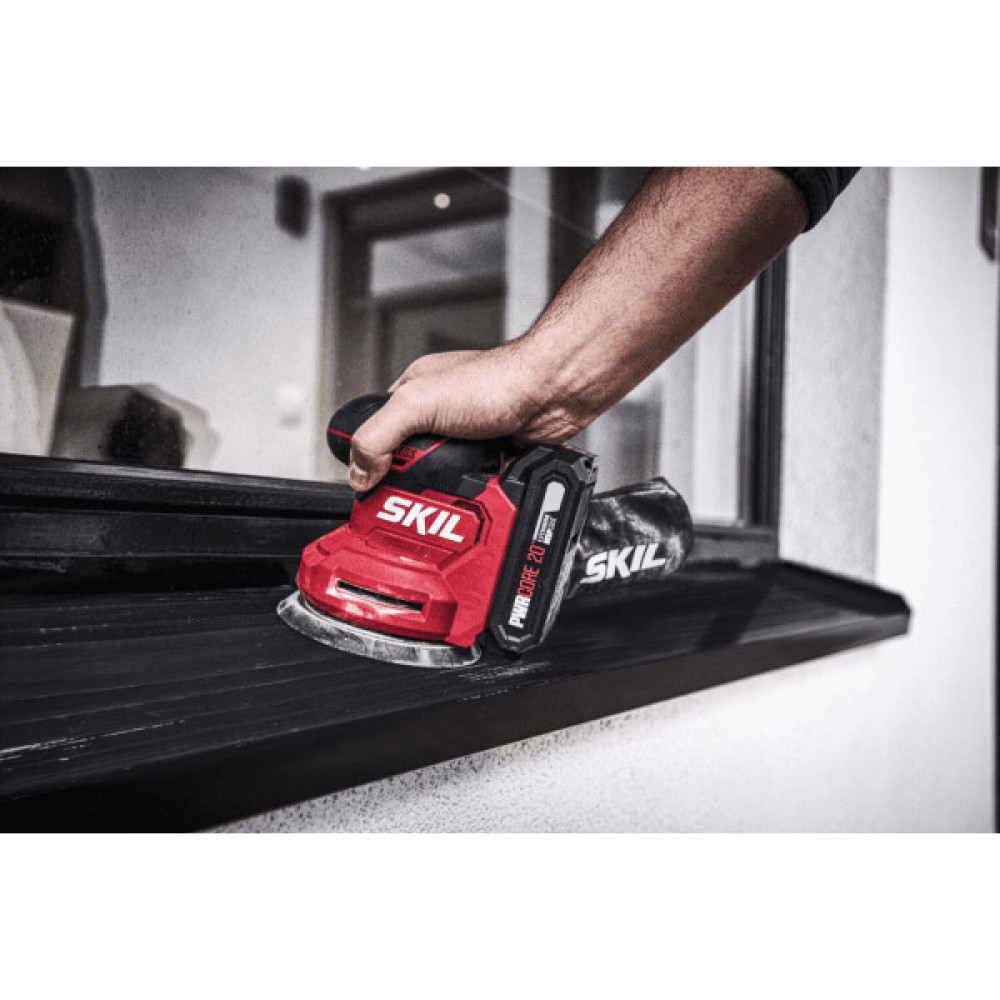 Шліфмашина ексцентрикова акумуляторна SKIL 3746 CA 20В 11000-22000кол/хв 125мм 1.2кг без АКБ та ЗП