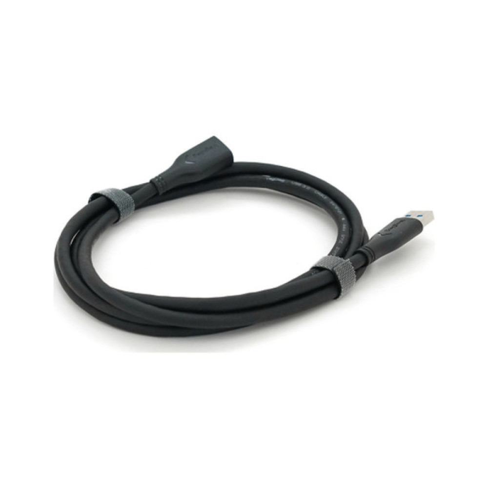 Дата кабель USB 3.0 AM/AF 1.5m black VEGGIEG (YT-3.0AM\AF-1.5BL)