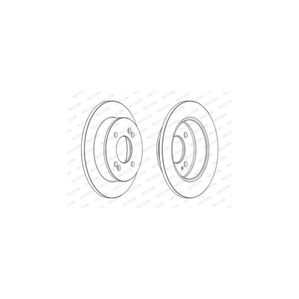 Гальмівний диск FERODO DDF2655C