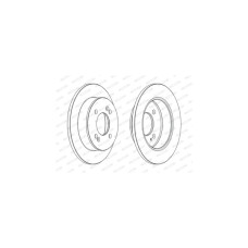 Гальмівний диск FERODO DDF2655C