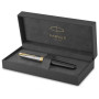 Ручка пір'яна Parker SONNET 17 Metal & Black Lacquer GT FP18 F (68 111) Ручка пір'яна Parker SONNET 17 Metal & Black Lacquer GT FP18 F (68 111)