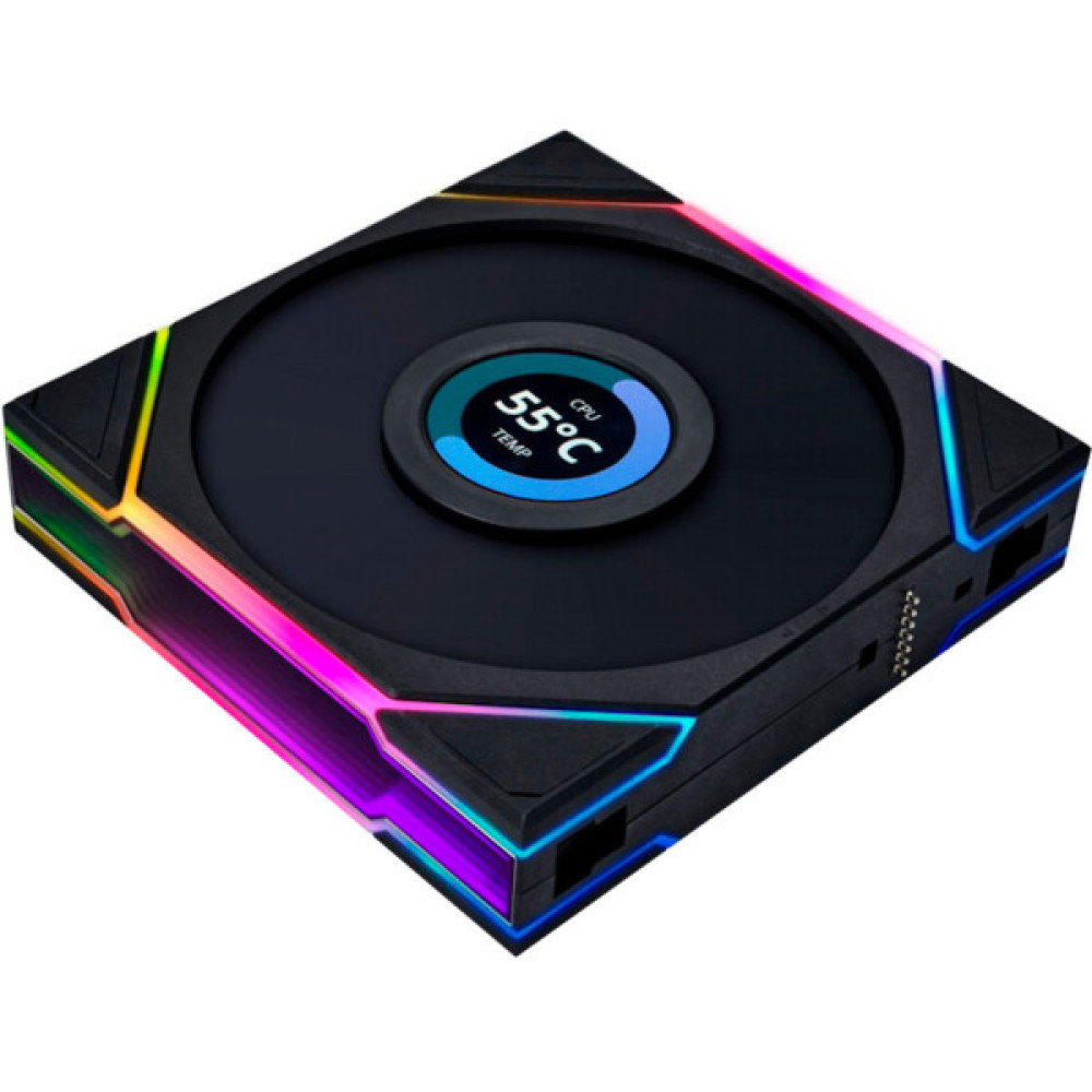 Кулер до корпусу Lian Li TL LCD 120-1, Black Cooler (G99.12TLLCD1B.00)