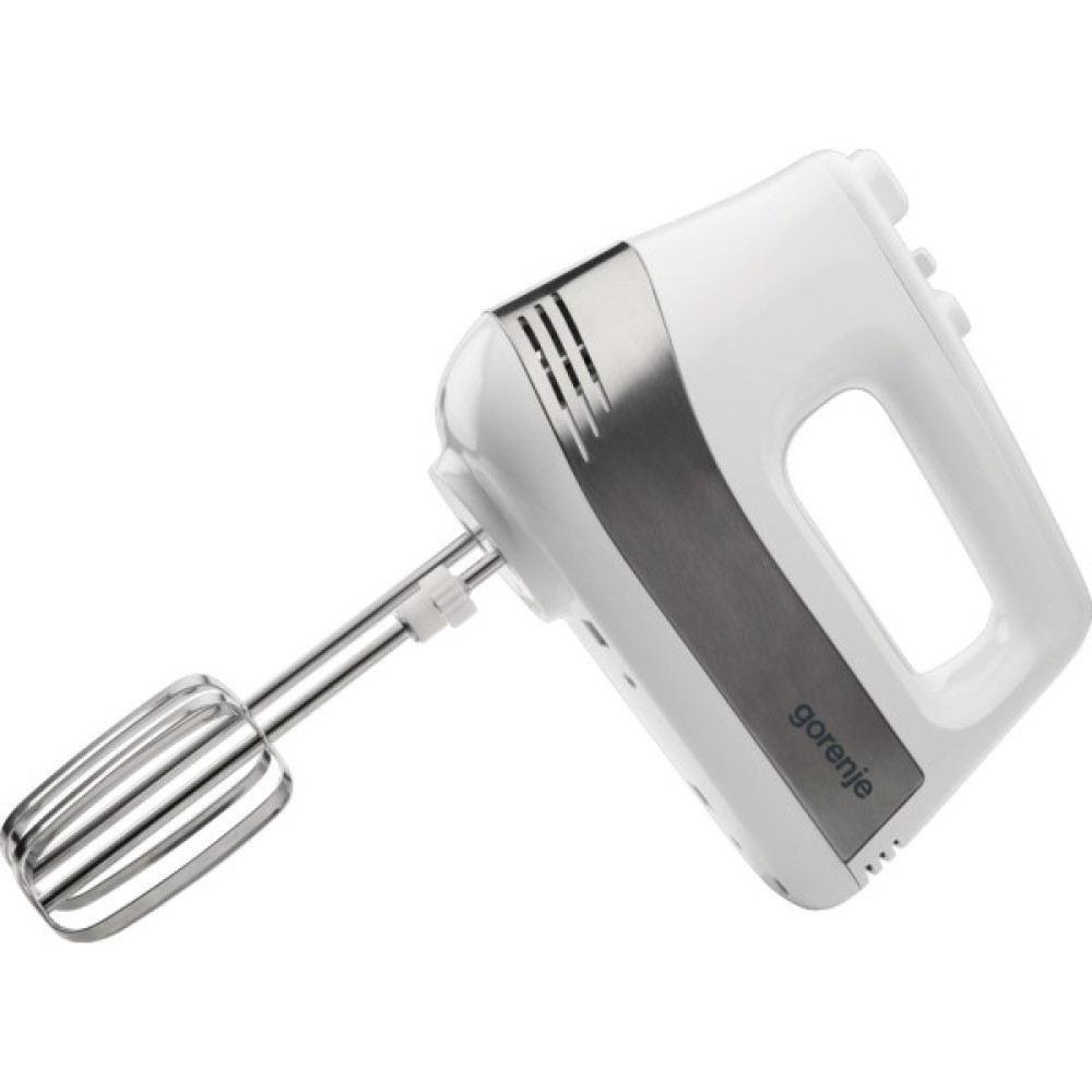 Міксер Gorenje стаціонарний 500Вт, насадки-4, чаша-пластик, 3л, білий