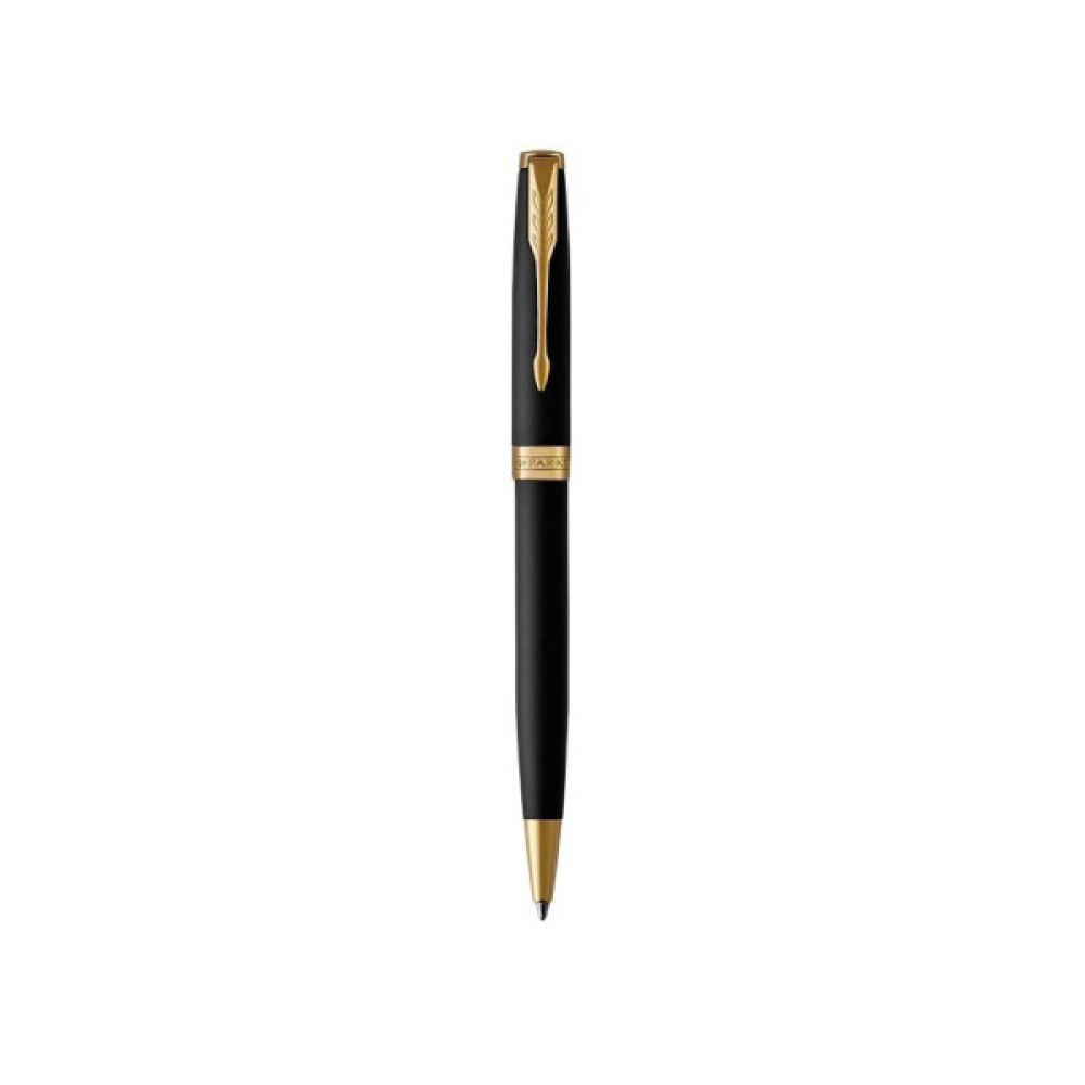 Ручка кулькова Parker SONNET 17 Matte Black Lacquer GT BP (84 832)
