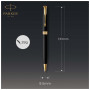 Ручка кулькова Parker SONNET 17 Matte Black Lacquer GT BP (84 832) Ручка кулькова Parker SONNET 17 Matte Black Lacquer GT BP (84 832)