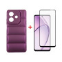 Чохол до мобільного телефона Dengos Oppo A3X Soft + glass (Purple) (DG-KM-125) Чохол до мобільного телефона Dengos Oppo A3X Soft + glass (Purple) (DG-KM-125)