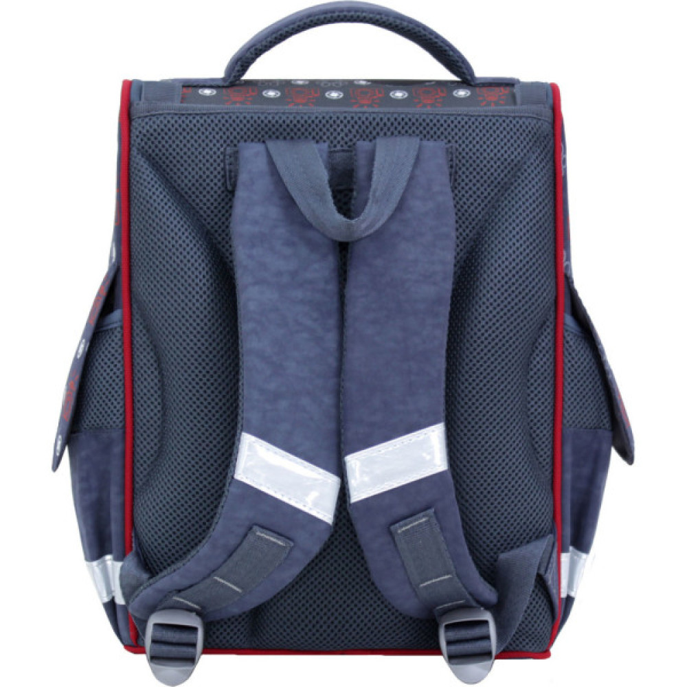 Портфель Bagland з ліхтариками Успіх 12 л. сірий 188к (00551703) (80213852)