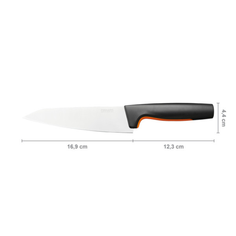 Кухонний ніж Fiskars Functional Form шеф середній 16,9 см (1057535)