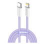 Дата кабель USB-C to Lightning 1.0m 27W purple ColorWay (CW-CBPDCL061-PU) Дата кабель USB-C to Lightning 1.0m 27W purple ColorWay (CW-CBPDCL061-PU)
