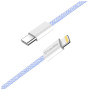 Дата кабель USB-C to Lightning 1.0m 27W purple ColorWay (CW-CBPDCL061-PU) Дата кабель USB-C to Lightning 1.0m 27W purple ColorWay (CW-CBPDCL061-PU)