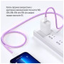 Дата кабель USB-C to Lightning 1.0m 27W purple ColorWay (CW-CBPDCL061-PU) Дата кабель USB-C to Lightning 1.0m 27W purple ColorWay (CW-CBPDCL061-PU)