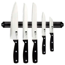 Набір ножів MasterPro Gourmet Pepe з магнітним тримачем (BGMP-4330) Набір ножів MasterPro Gourmet Pepe з магнітним тримачем (BGMP-4330)