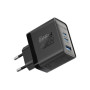 Зарядний пристрій Promate powerport-45 2xUSB-C PD + USB-A QC 45W Black (powerport-45.black)