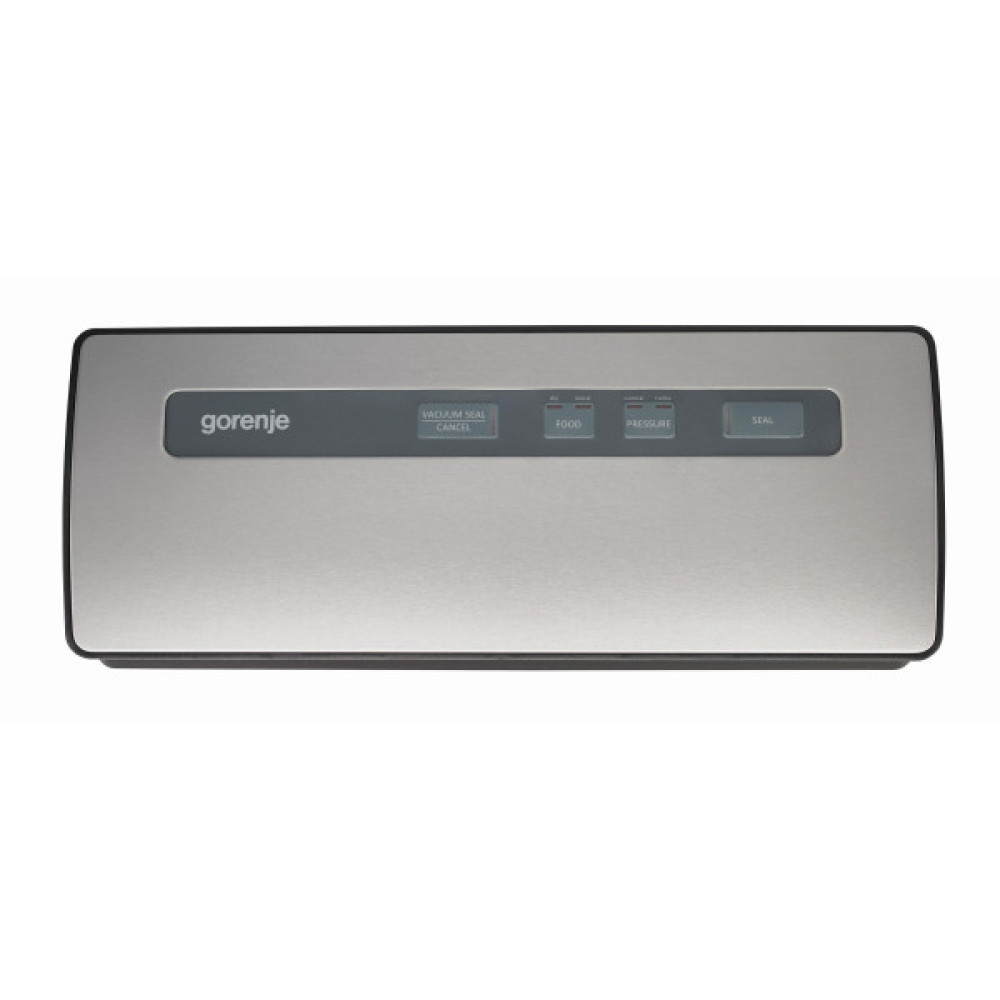 Вакууматор Gorenje для пакетів, 120Вт, 30см, електронне керування, +10 пакетів, нерж, чорний