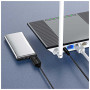 Кабель живлення USB to DC 5.5x2.5mm 12V 1.0m black ColorWay (CW-CBUD067-BK)