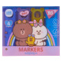 Набір маркерів Yes текстовий Line Friends 4 шт (391105) Набір маркерів Yes текстовий Line Friends 4 шт (391105)