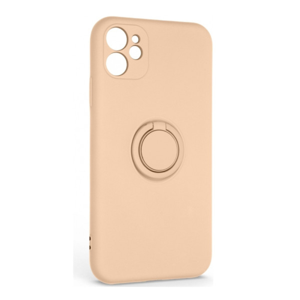 Чохол до мобільного телефона Armorstandart Icon Ring Apple iPhone 11 Pink Sand (ARM68644)