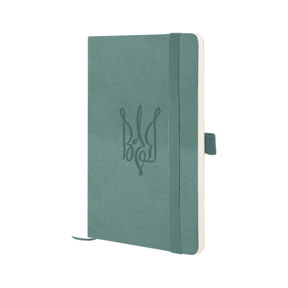 Книга записна Axent Partner Soft Skin Воля 125x195 мм 96 аркушів, клітинка сіро-лазурна (8616-48-6-A)