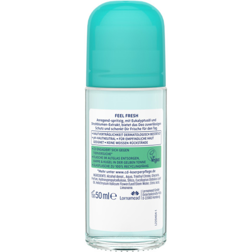 Дезодорант CD Відчуття свіжості Кульковий 50 мл (4045612009511)