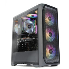 Корпус Zalman N5 MF без БЖ, 1xUSB3.0, 2xUSB2.0, 4x120мм RGB, VGA 365мм, LCS ready, Acrylic Side Panel, ATX, чорний
