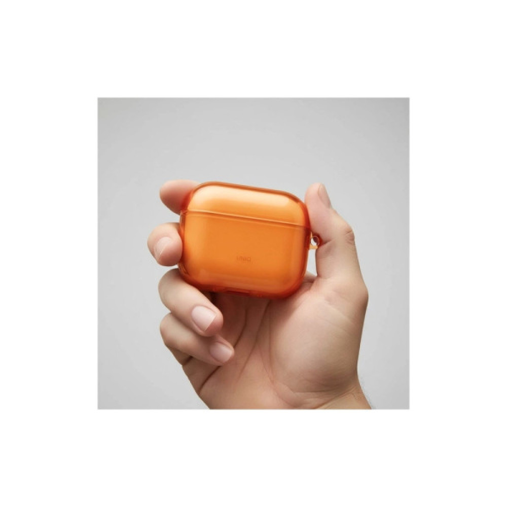 Чохол для навушників Uniq Glase для AirPods Pro 3 Orange (8886463697177)