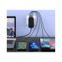 Зарядний пристрій Choetech 4xUSB 100W PD (2хUSB-C+2хUSB-A) сharger diamond model black (PD6028-BK) Зарядний пристрій Choetech 4xUSB 100W PD (2хUSB-C+2хUSB-A) сharger diamond model black (PD6028-BK)