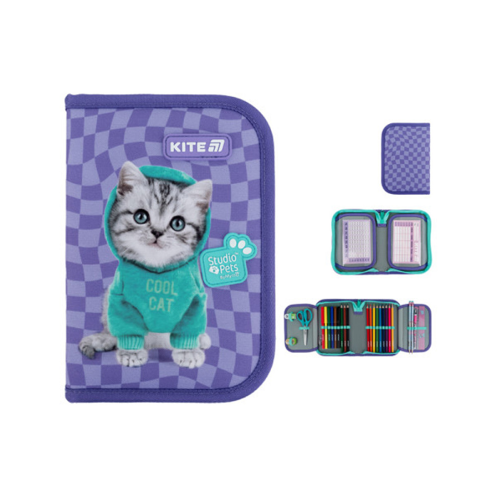 Пенал Kite з наповненням 622H-2 Studio Pets (SP25-622H-2)