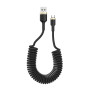 Дата кабель USB 2.0 AM to Micro 5P 1.0m spiral black ColorWay (CW-CBUM051-BK) Дата кабель USB 2.0 AM to Micro 5P 1.0m spiral black ColorWay (CW-CBUM051-BK)